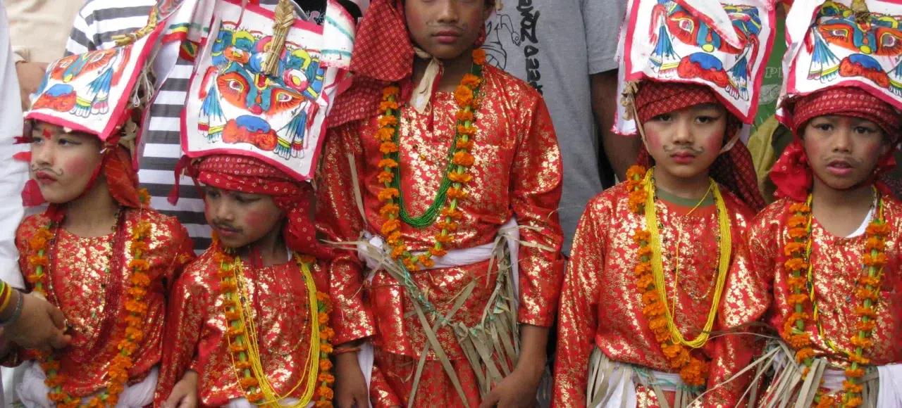 Gaijatra in Kathmandu