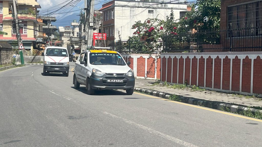 Taxi in Kathmandu