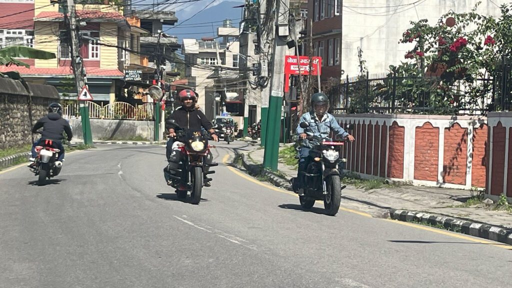 Ride sharing riders in kathmandu